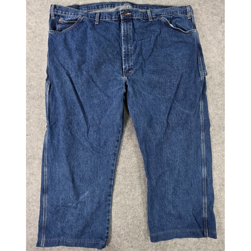 Dickies Mens Carpenter Jeans Blue Denim Work Pants W50 L26 Hammer Loop Utility